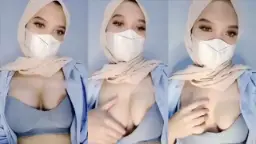 Hijab Camilla Montok, Nyangkol Susu Gede Sampe Kenceng