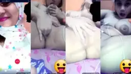Vcs Bareng Ayam Kampus Hijab Toge, Mulus Pol Sambil Ngocok