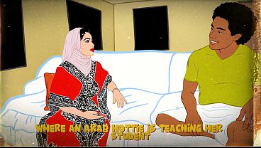 Tutor Arab Bertubuh Gempal Dan Pantat Besar Ngajarin Murid Trik-trik Baru Yang Bikin Ngilu