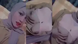 Aifa Bebasindo Hijab Cantik Pamer Susu Montok