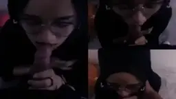 Bell_4k Hisap Kontol Hijab, Muncratin Mani Sampai Banjir