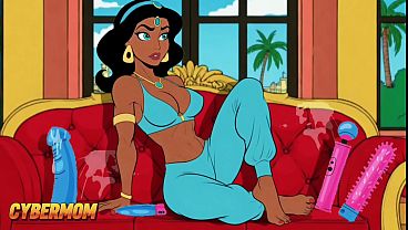 Putri Jasmine Punya Kontol Gede Tumbuh Di Antara Kakinya. Dongeng Arab Kartun Dewasa.