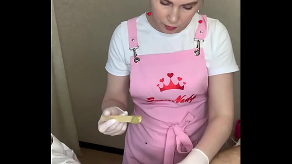 Rusia Paling Panas, Sugarnadya Si Bos Cukur Bulu, Tunjukin Cara Bikini Dalem Plus Waxing Kontol Gede