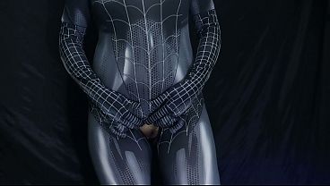 Bokep Indo Spiderman Cosplay, Ceweknya Diikutin Sampe Memeknya Becek Parah