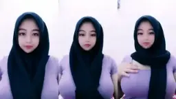Ukhti Fira Pake Hijab Unyu, Baju Ungu Kebuka, Siap Digaruk
